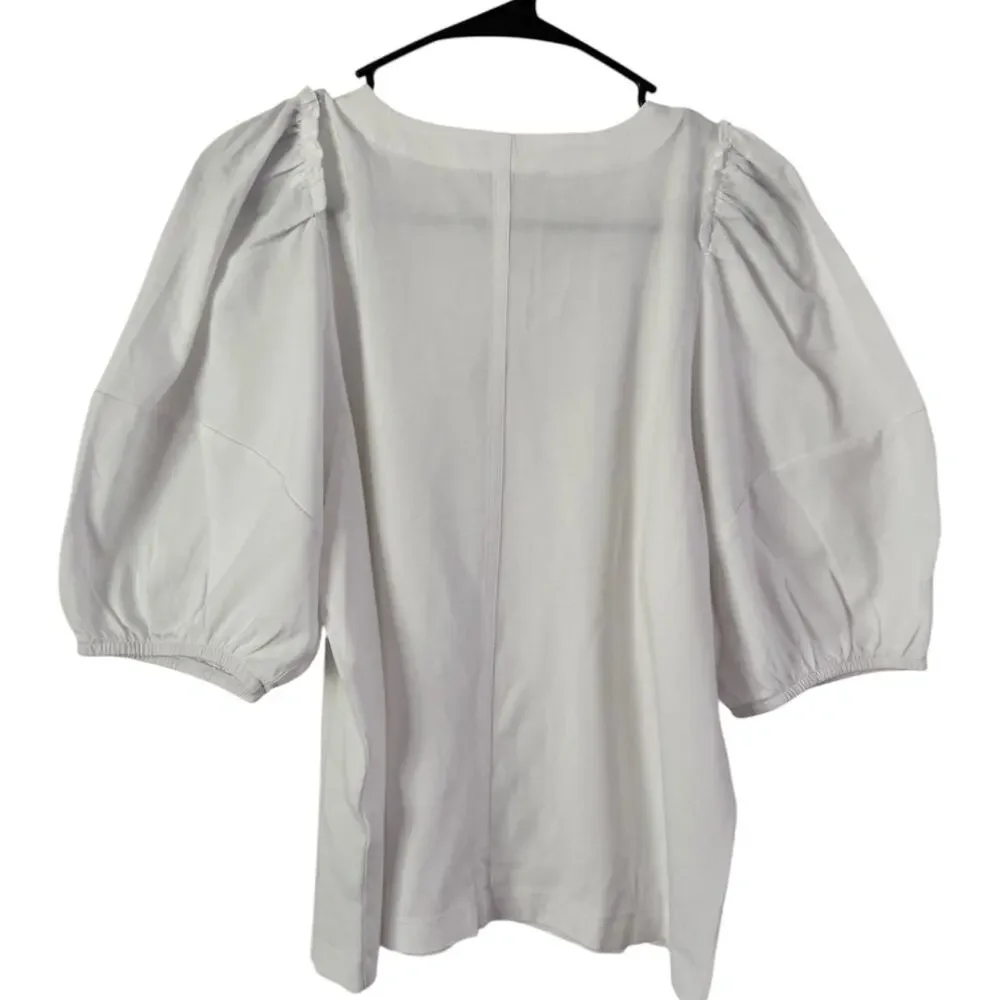 NWD Madewell Puff Sleeve Tee White Size XS